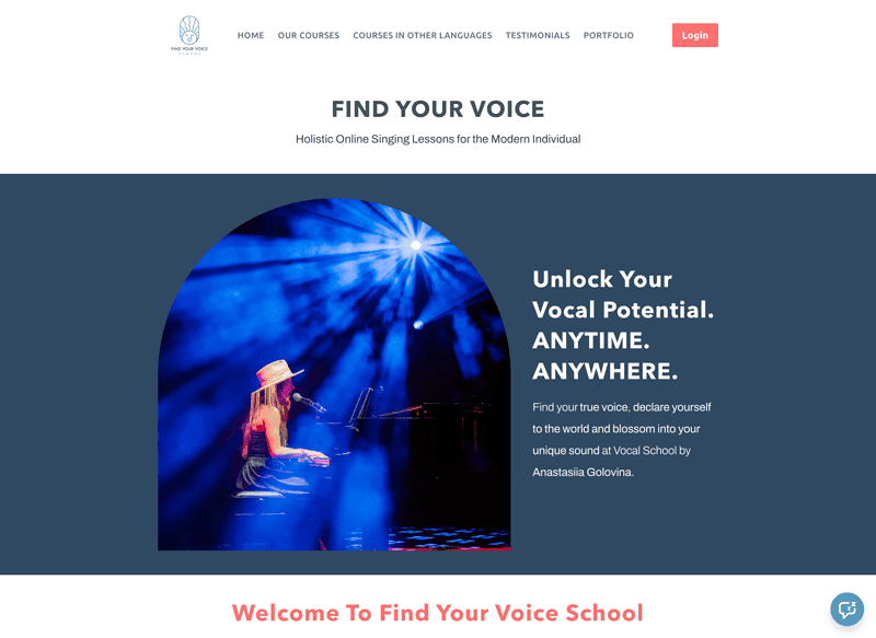 Find Your Voice School